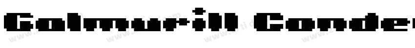 Galmuri11 Condensed字体转换